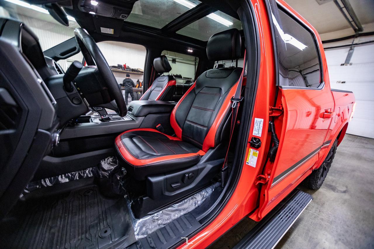 2019 Ford F-150 4x4 Super Crew Lariat FX4 Sport Leather Roof Nav Red Deer AB
