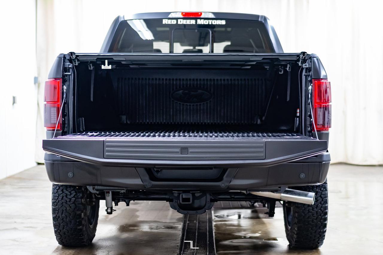 2019 Ford F-150 4x4 Super Crew Lariat Lift Wheels Leather Roof Nav Red Deer AB