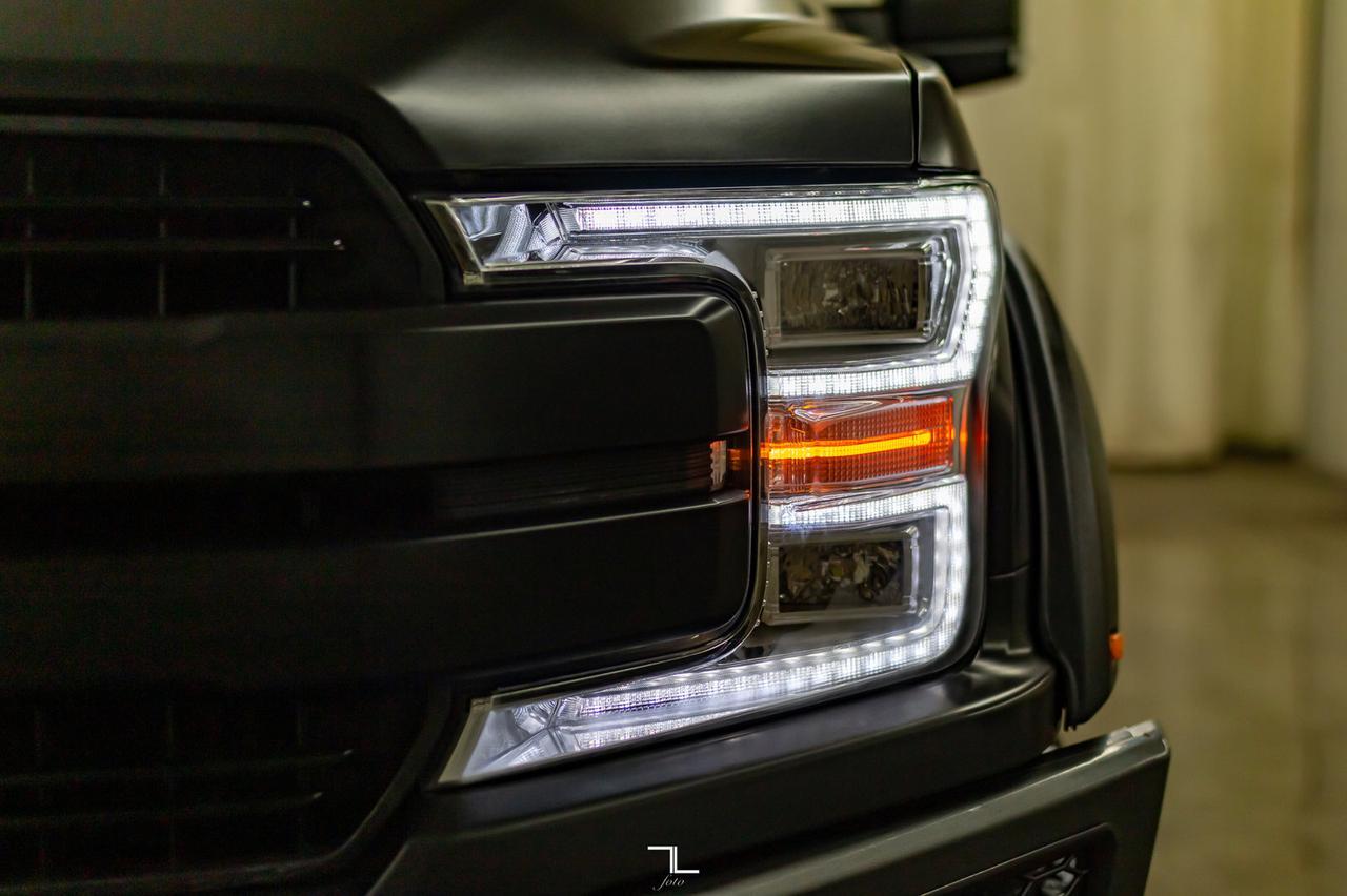 2019 Ford F-150 4x4 Super Crew Lariat Lift Wheels Leather Roof Nav Red Deer AB