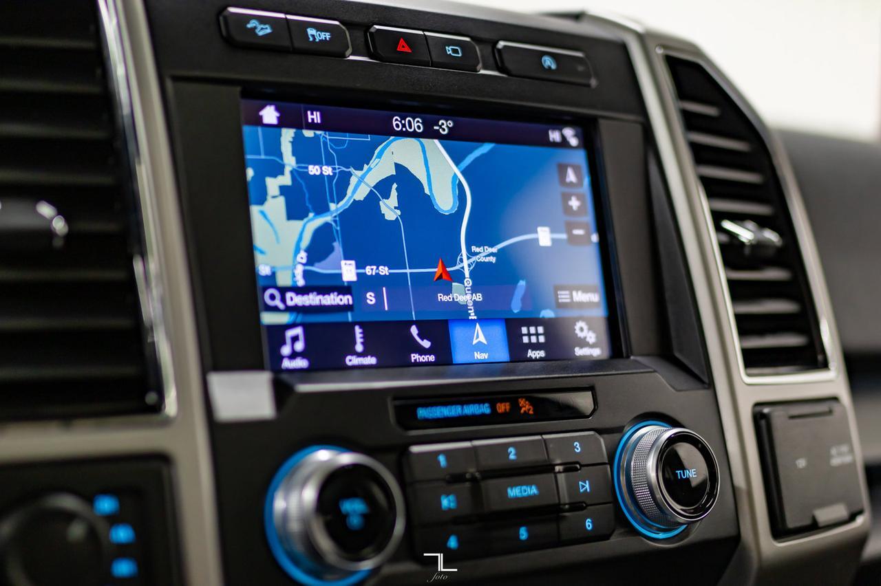 2019 Ford F-150 4x4 Super Crew Lariat Lift Wheels Leather Roof Nav Red Deer AB