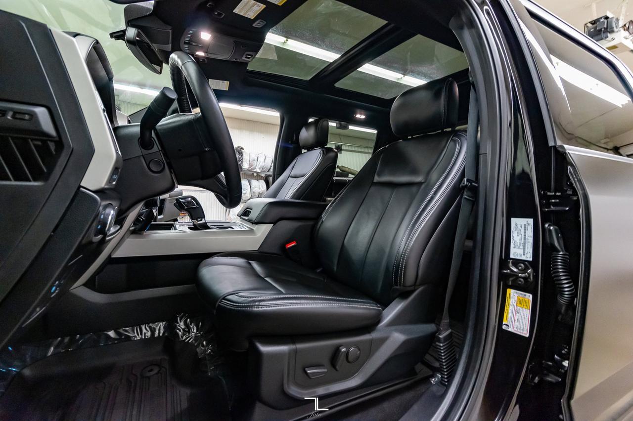 2019 Ford F-150 4x4 Super Crew Lariat Lift Wheels Leather Roof Nav Red Deer AB