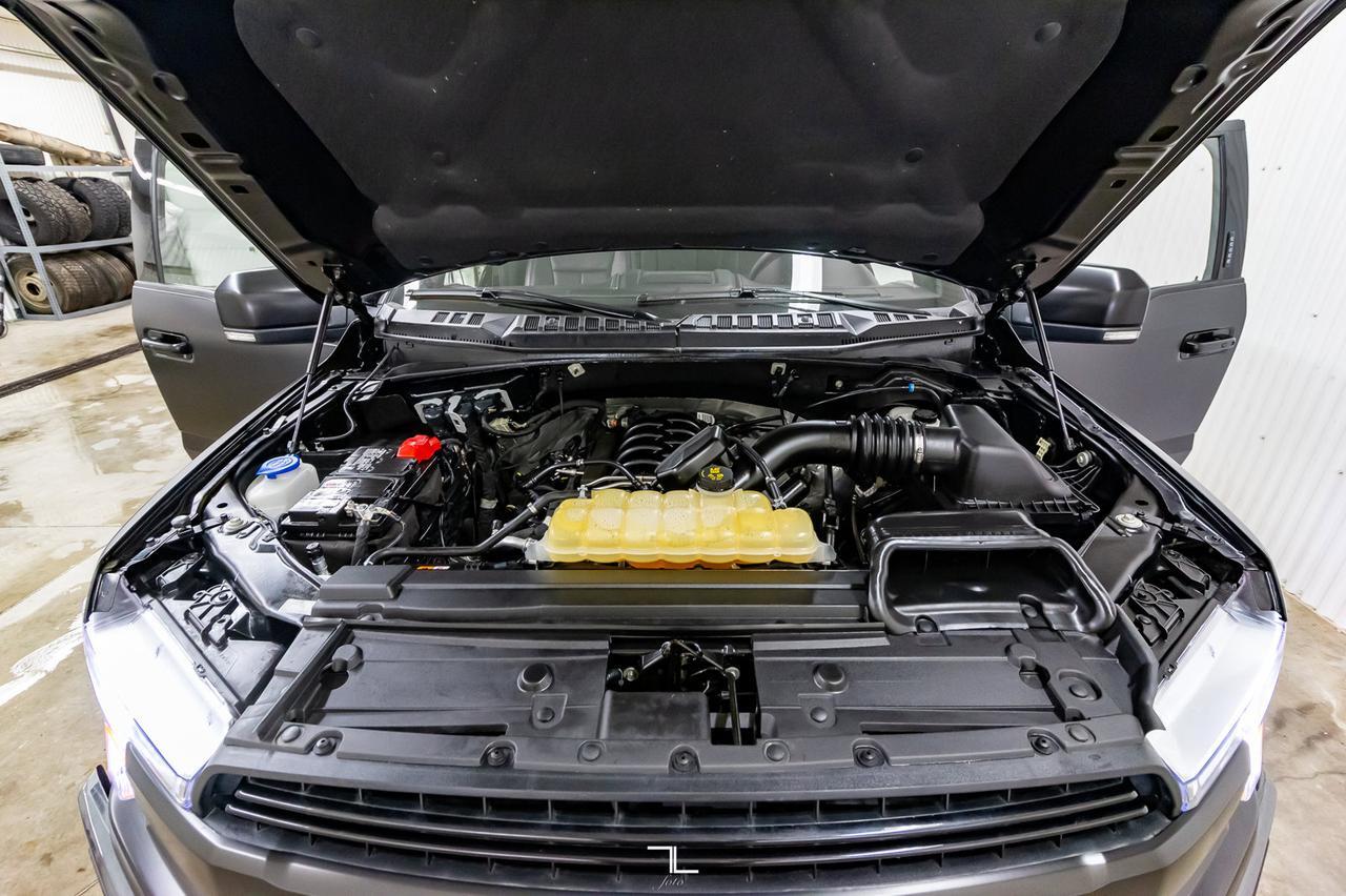 2019 Ford F-150 4x4 Super Crew Lariat Lift Wheels Leather Roof Nav Red Deer AB