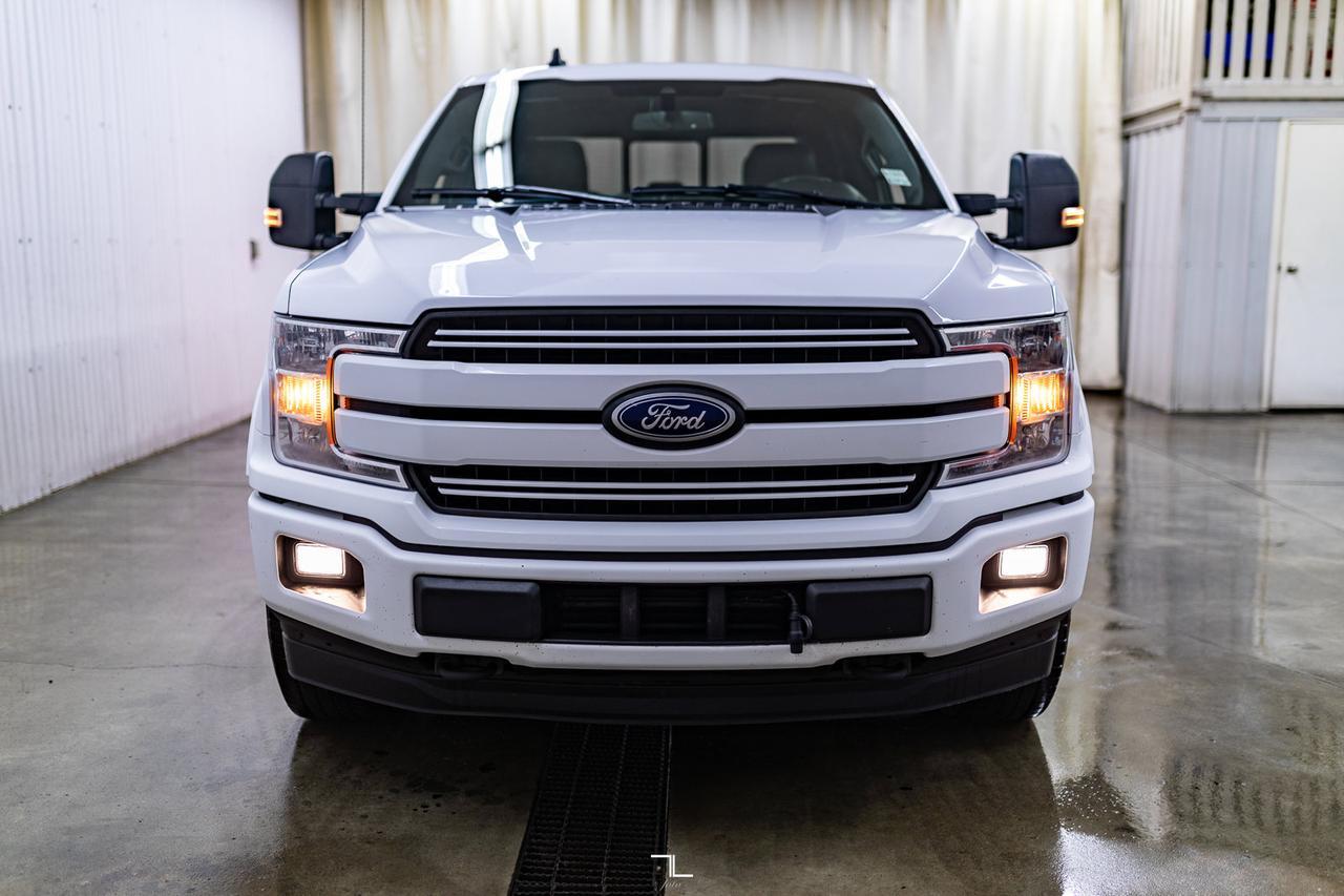 2019 Ford F-150 4x4 Super Crew Lariat Longbox Leather Roof Nav BCam Red Deer AB