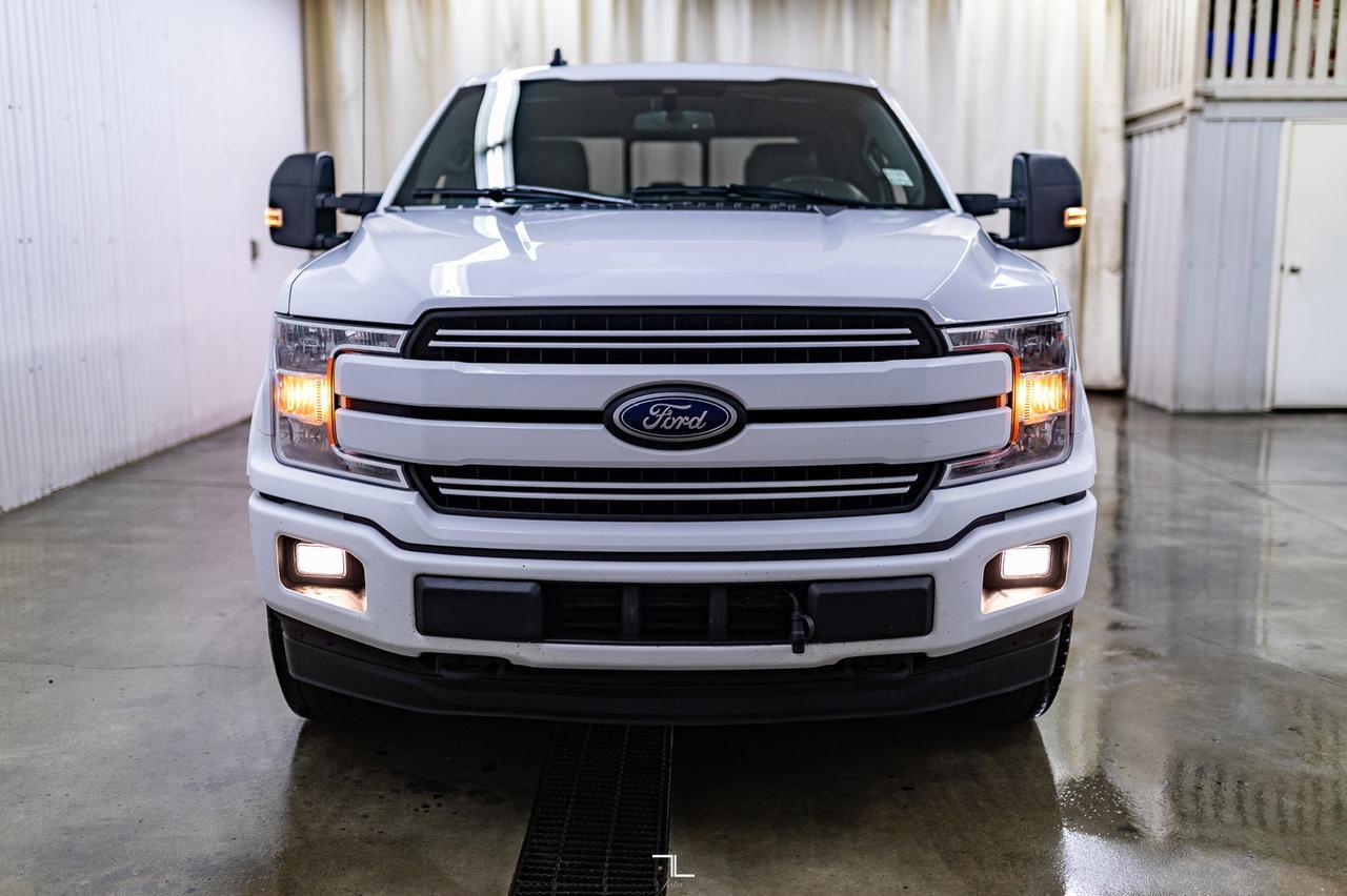 2019 Ford F-150 4x4 Super Crew Lariat Longbox Leather Roof Nav BCam Red Deer AB