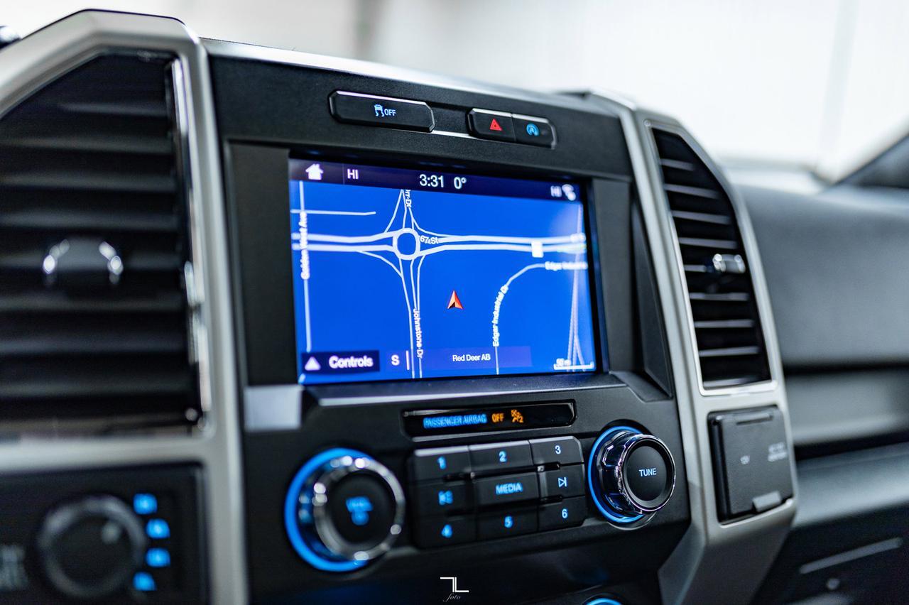 2019 Ford F-150 4x4 Super Crew Lariat Longbox Leather Roof Nav BCam Red Deer AB