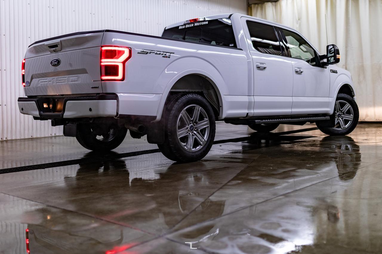 2019 Ford F-150 4x4 Super Crew Lariat Longbox Leather Roof Nav BCam Red Deer AB