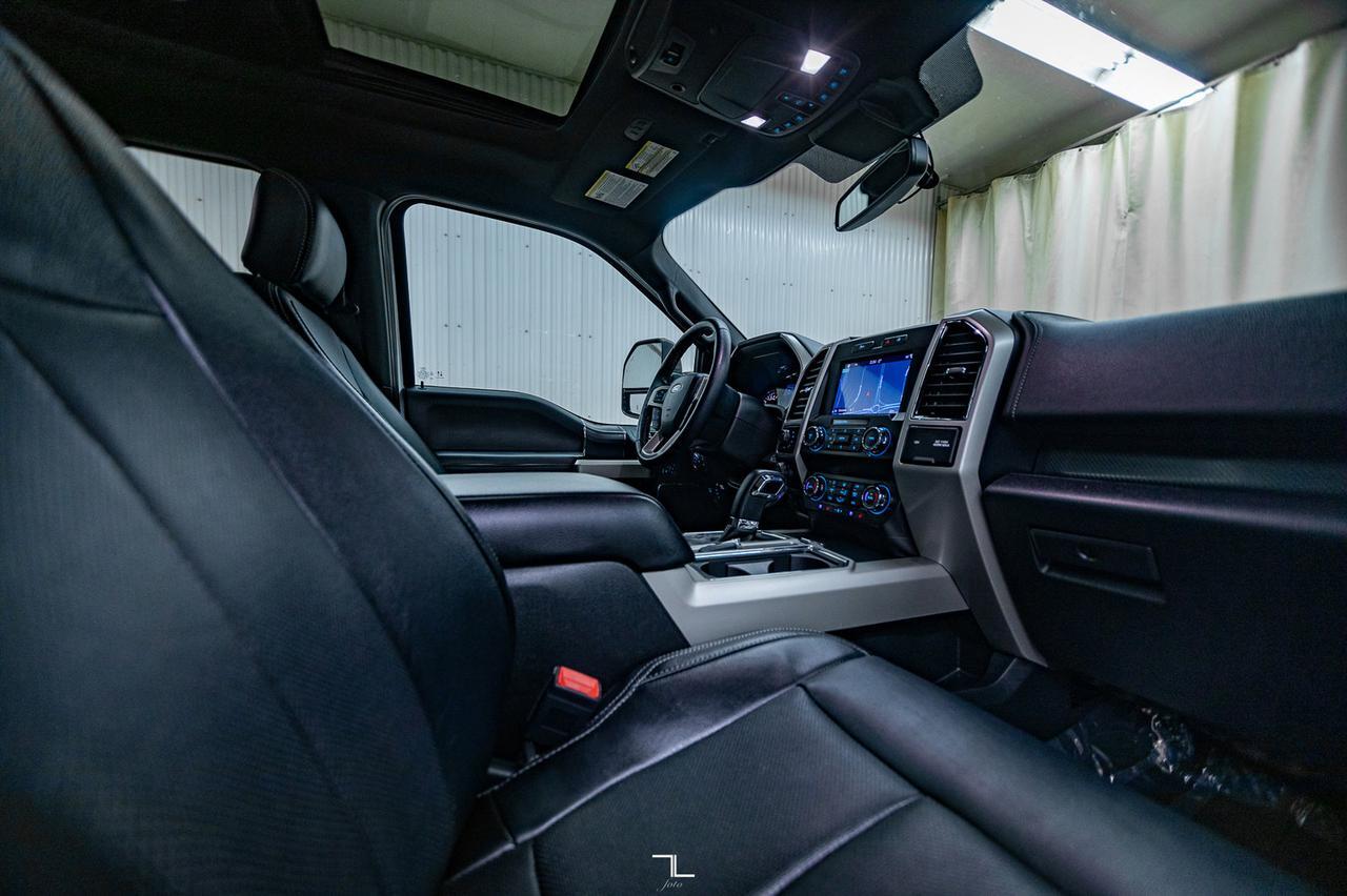 2019 Ford F-150 4x4 Super Crew Lariat Longbox Leather Roof Nav BCam Red Deer AB