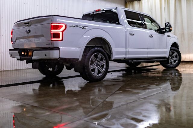2019 Ford F-150 4x4 Super Crew Lariat Longbox Leather Roof Nav BCam Red Deer AB