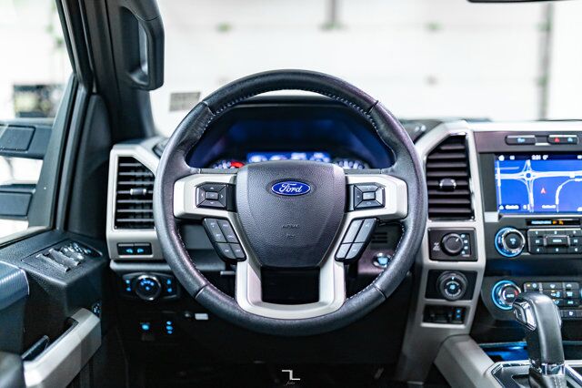 2019 Ford F-150 4x4 Super Crew Lariat Longbox Leather Roof Nav BCam Red Deer AB