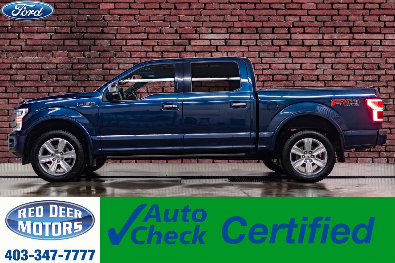 2019 Ford F-150 4x4 Super Crew Platinum FX4 Leather Roof Nav BCam