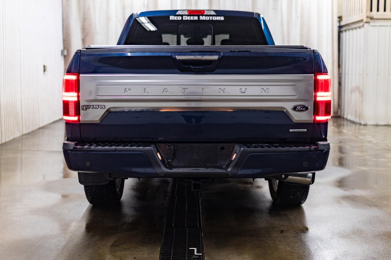 2019 Ford F-150 4x4 Super Crew Platinum FX4 Leather Roof Nav BCam Red Deer AB