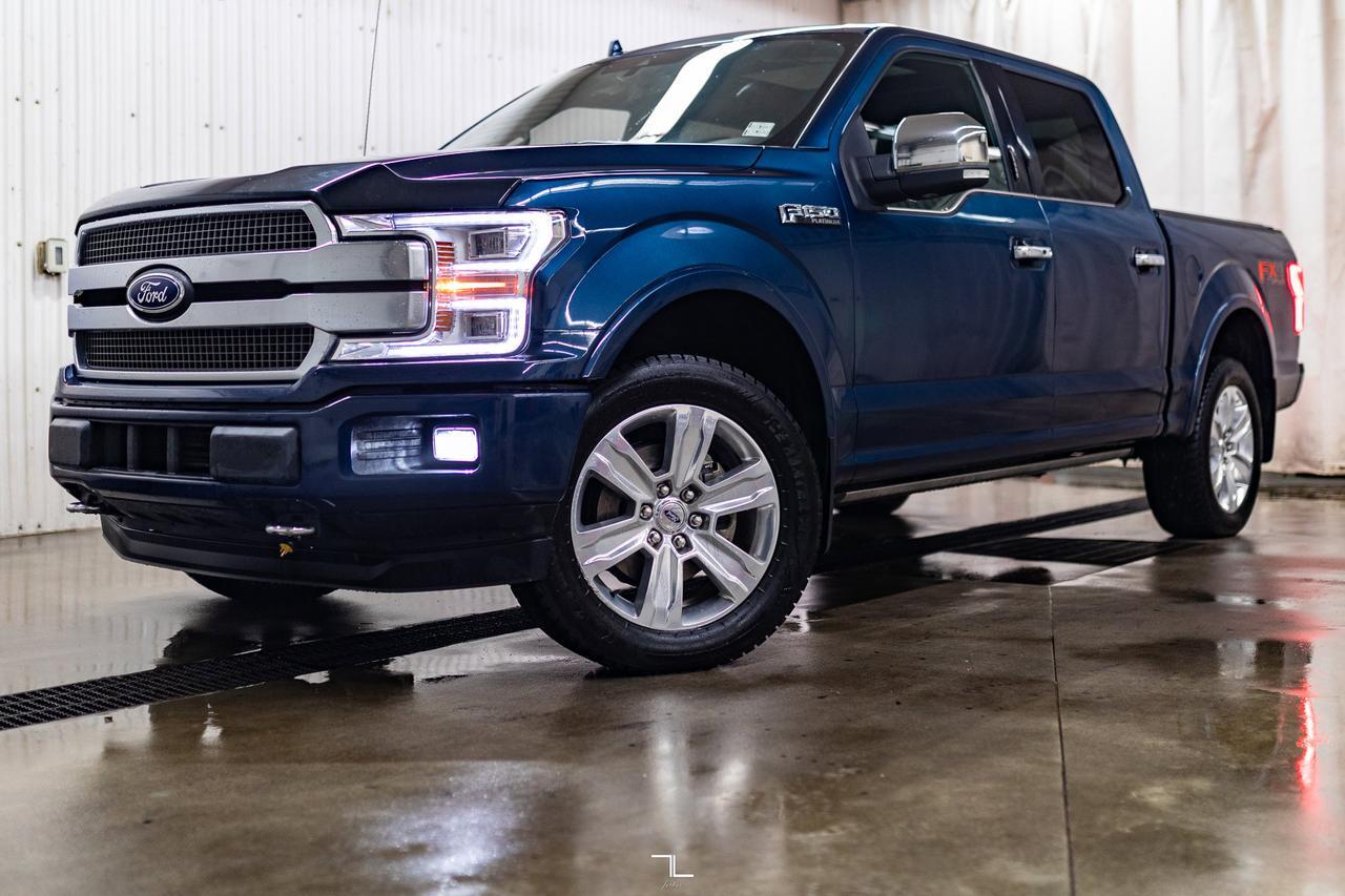2019 Ford F-150 4x4 Super Crew Platinum FX4 Leather Roof Nav BCam Red Deer AB