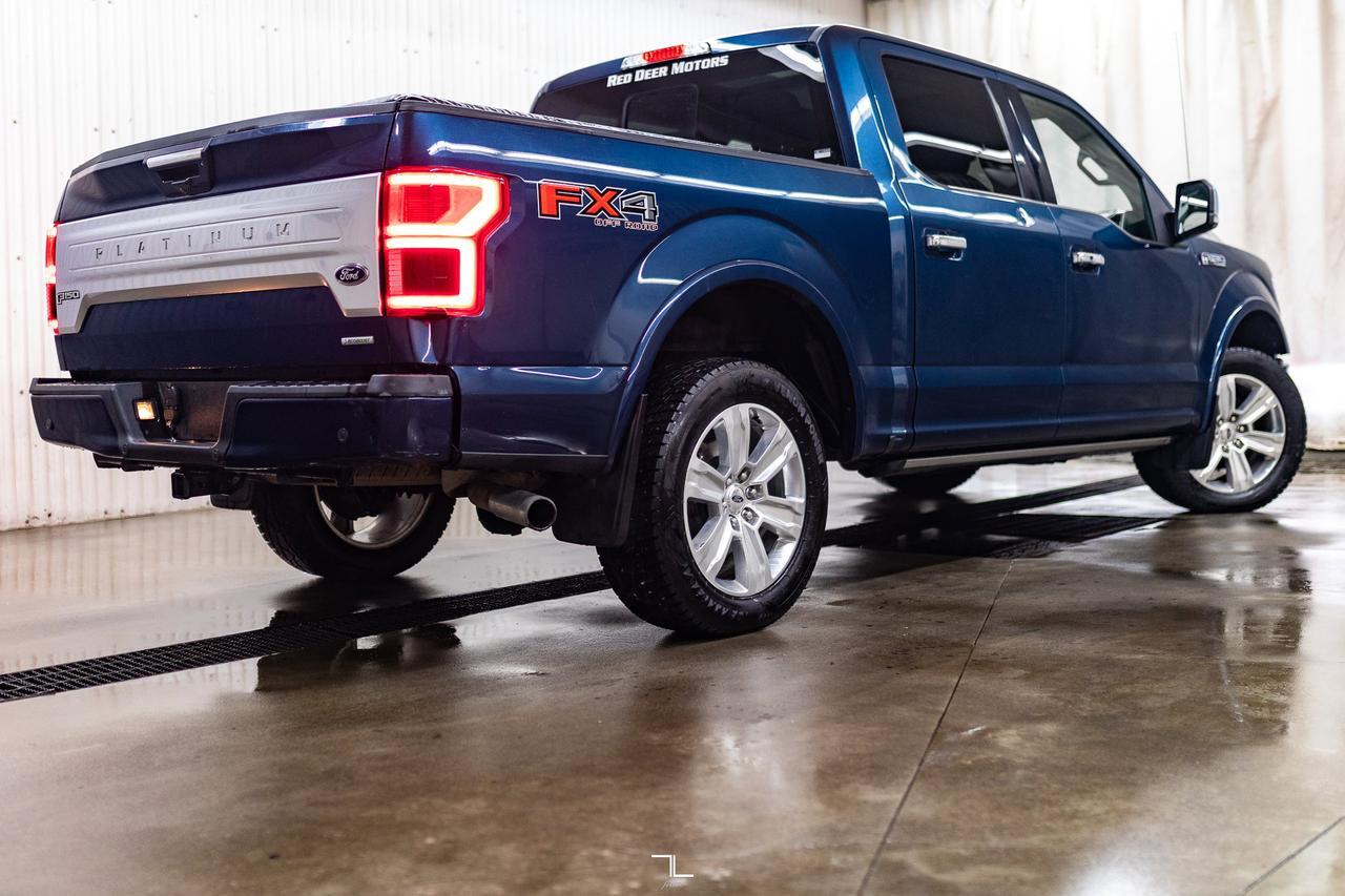2019 Ford F-150 4x4 Super Crew Platinum FX4 Leather Roof Nav BCam Red Deer AB