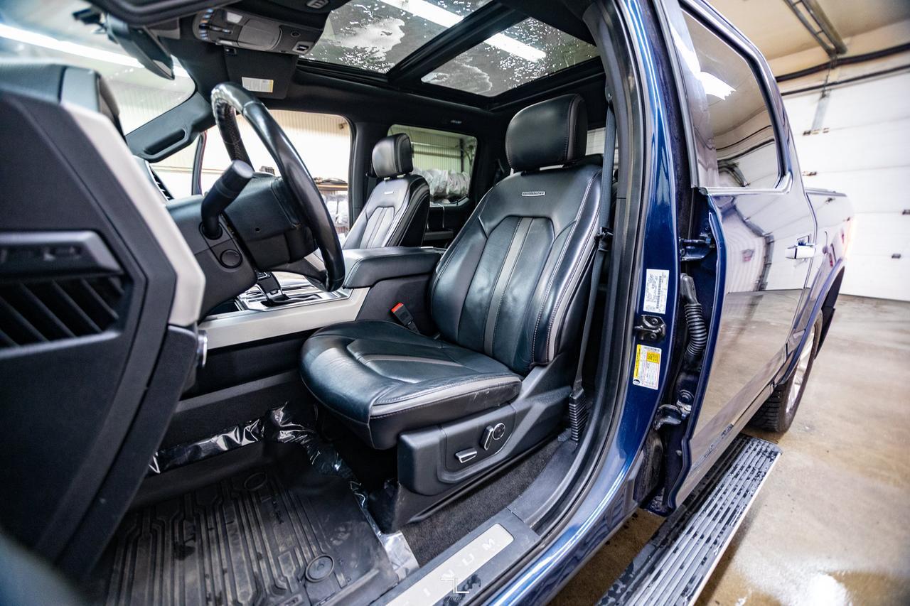 2019 Ford F-150 4x4 Super Crew Platinum FX4 Leather Roof Nav BCam Red Deer AB