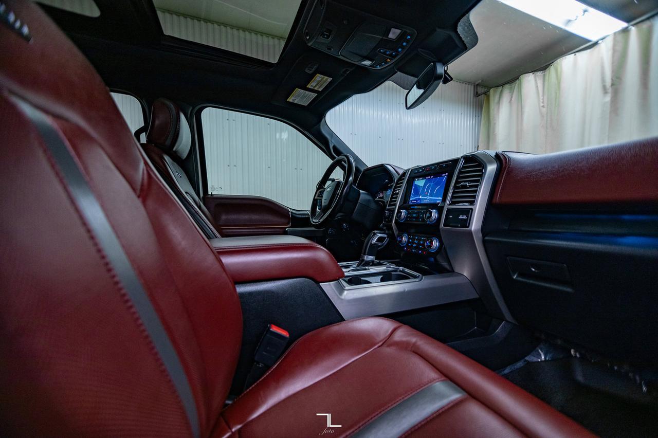 2019 Ford F-150 4x4 Super Crew Platinum Leather Roof Nav BCam Red Deer AB