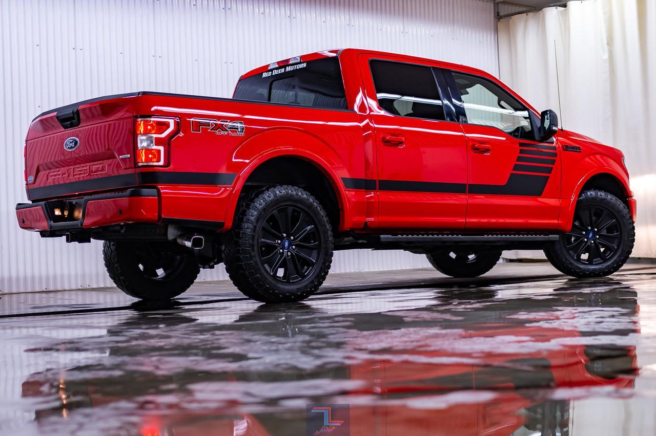 2019 Ford F-150 4x4 Super Crew Sport FX4 Leather Nav BCam Red Deer AB