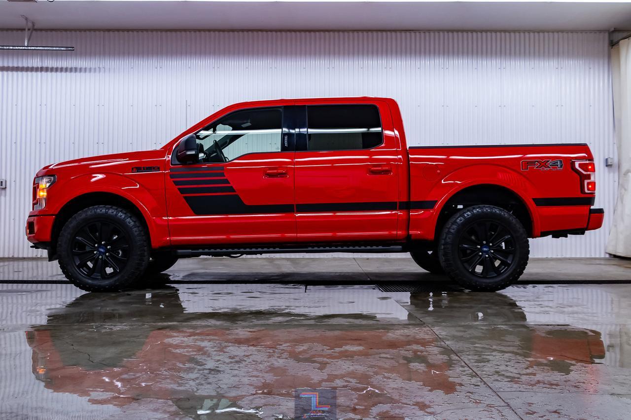 2019 Ford F-150 4x4 Super Crew Sport FX4 Leather Nav BCam Red Deer AB