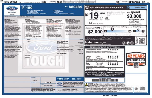 2019 Ford F-150 King Ranch Raleigh NC