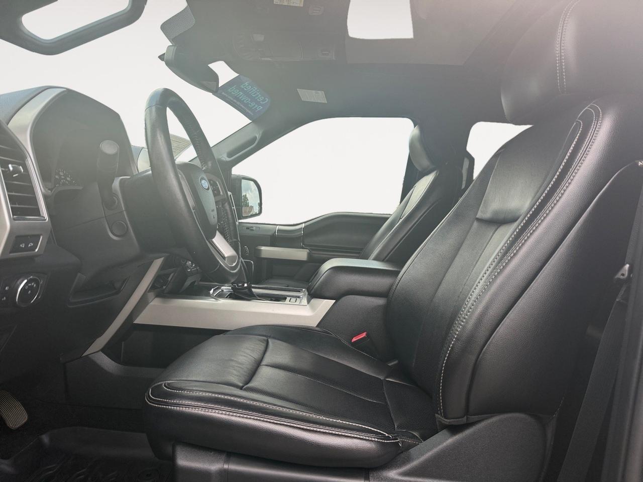 2019 Ford F-150 LARIAT, MOONROOF, WIFI, HEATED/VENTILATED SEATS, HEATED REAR SEATS, POWER FOLDING MIRRORS, B&O SPEAKERS, BLUETOOTH, BED LINER, TOW PACKAGE, RUNNING BOARDS, CLEAN CARFAX, COME AND TEST DRIVE TODAY!