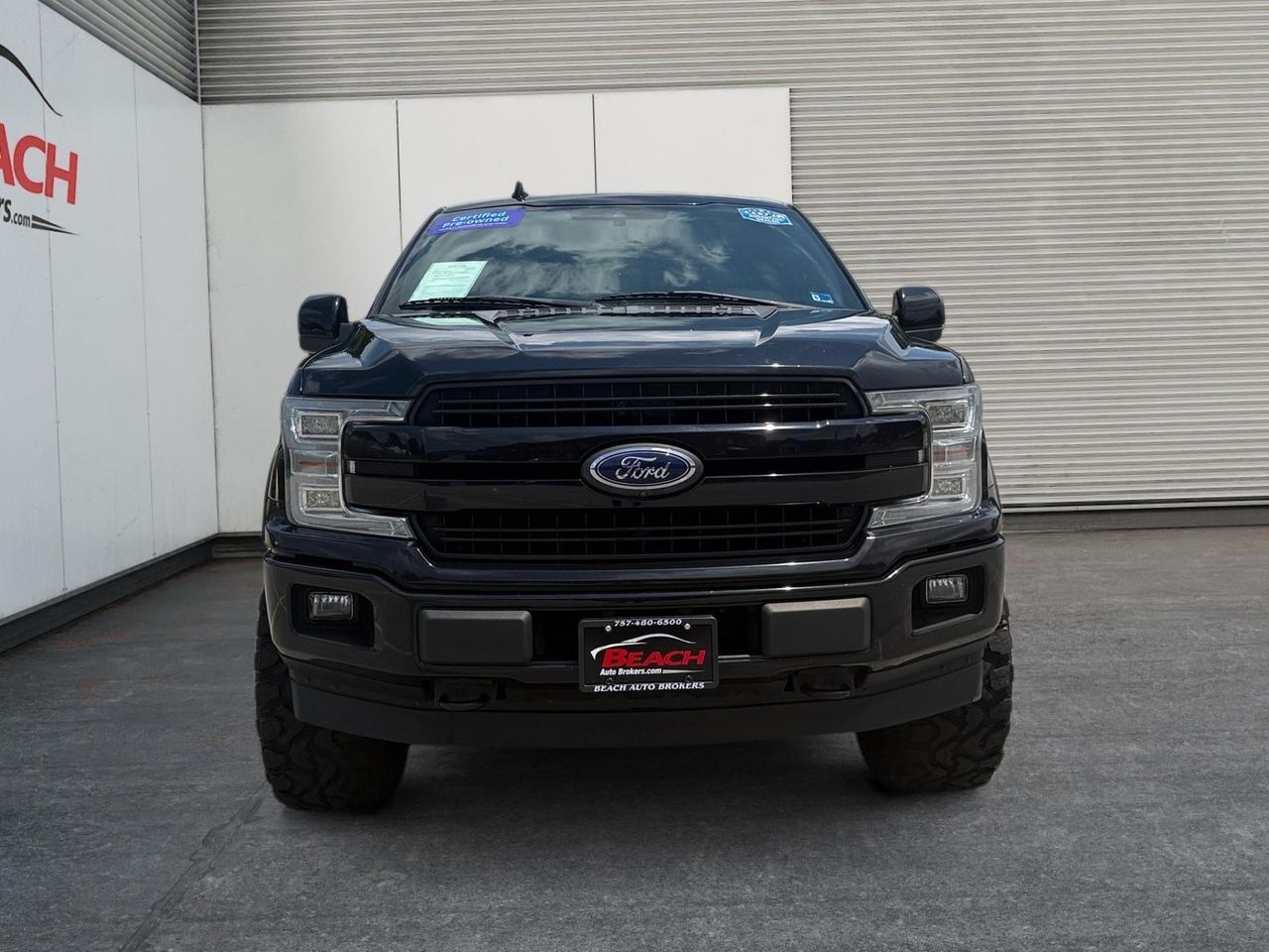 2019 Ford F-150 LARIAT, MOONROOF, WIFI, HEATED/VENTILATED SEATS, HEATED REAR SEATS, POWER FOLDING MIRRORS, B&O SPEAKERS, BLUETOOTH, BED LINER, TOW PACKAGE, RUNNING BOARDS, CLEAN CARFAX, COME AND TEST DRIVE TODAY! Norfolk VA