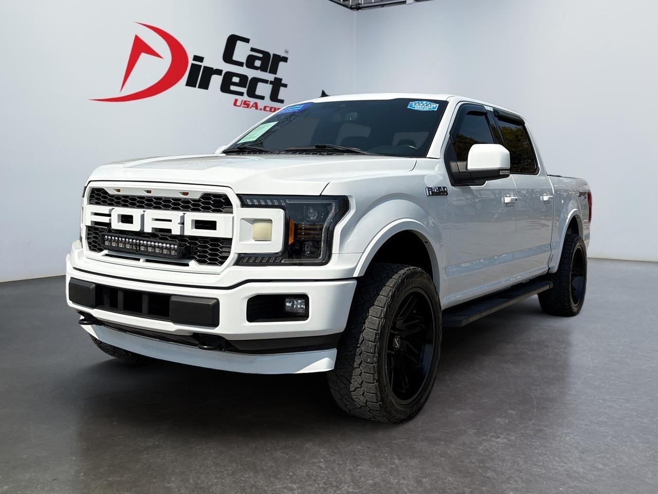 2019 Ford F-150 LARIAT, POWER TAILGATE RELEASE, TWIN PANEL MOONROOF, FORWARD COLLISION ALERT, HEATED & A/C SEATS, AUTO START/STOP, BACKUP CAMERA WITH PARKING SENSOR, LOW MILEAGE, CLEAN CARFAX, RIDE TOUGH IN THIS FORD!