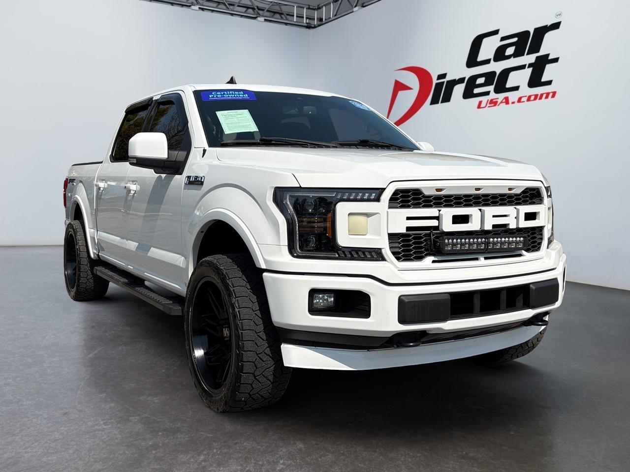 2019 Ford F-150 LARIAT, POWER TAILGATE RELEASE, TWIN PANEL MOONROOF, FORWARD COLLISION ALERT, HEATED & A/C SEATS, AUTO START/STOP, BACKUP CAMERA WITH PARKING SENSOR, LOW MILEAGE, CLEAN CARFAX, RIDE TOUGH IN THIS FORD! Virginia Beach VA