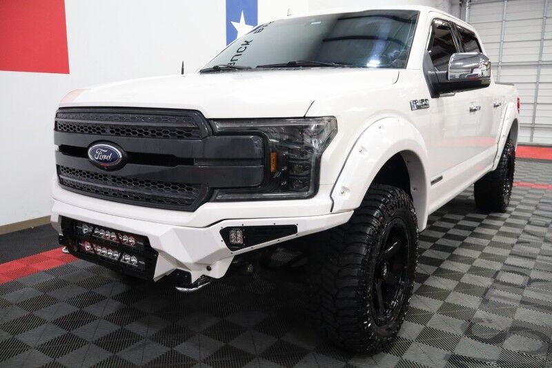 2019 Ford F-150 Platinum 3.0L Diesel GPS Sunroof 35in Tires Ready Lift