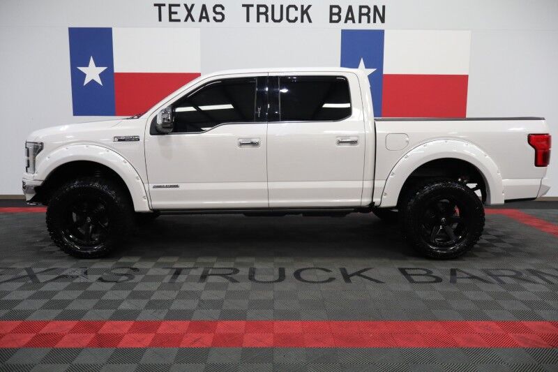 2019 Ford F-150 Platinum 3.0L Diesel GPS Sunroof 35in Tires Ready Lift
