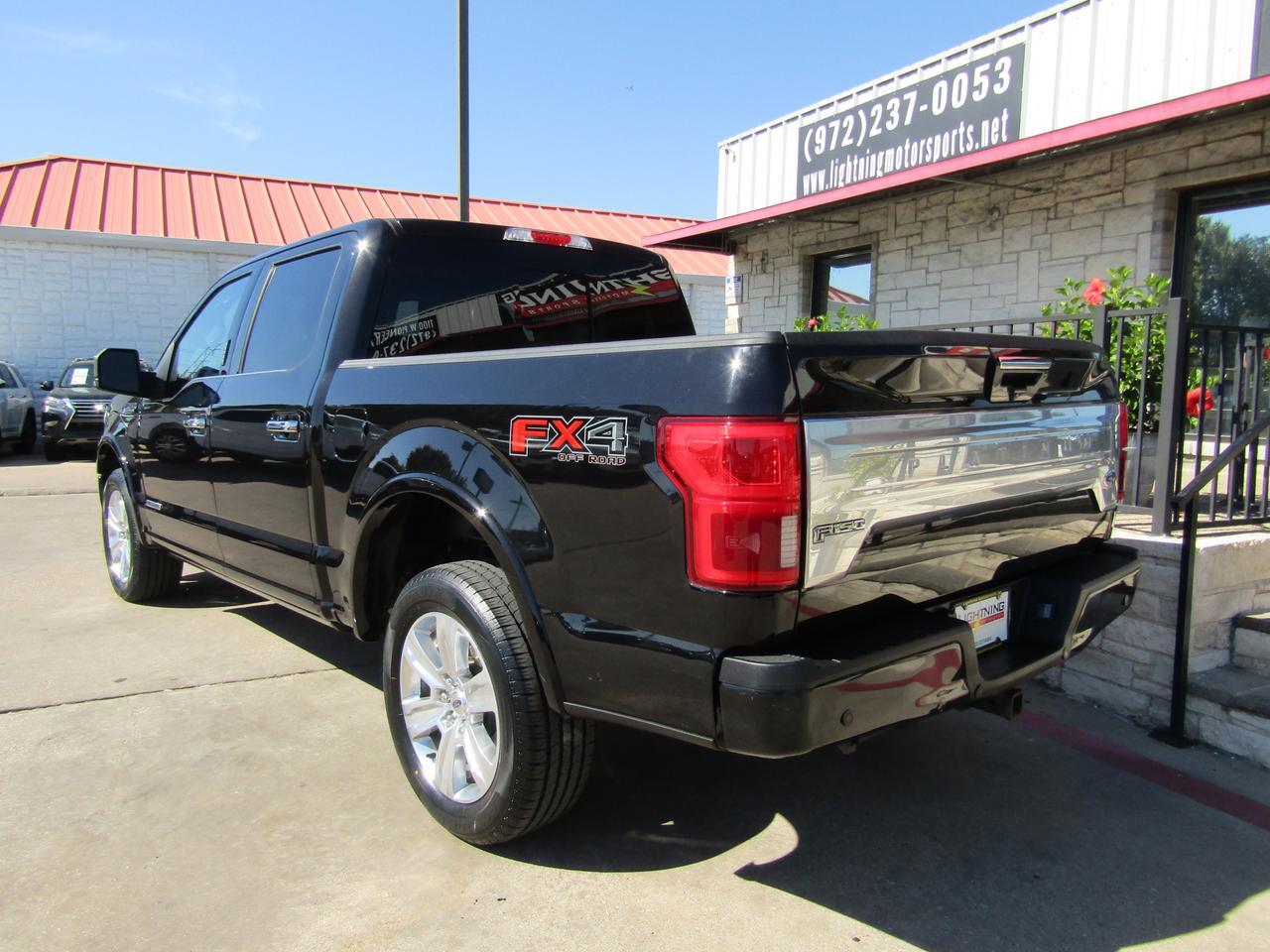 2019 Ford F-150 Platinum 4WD SuperCrew 5.5 Box Grand Prairie TX