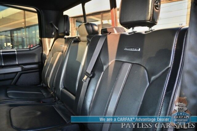 2019 Ford F-150 Platinum / 4X4 / Crew Cab / Auto Start / Heated & Cooled Massaging Leather Seats / Heated Steering Wheel / NAV / B&O Speakers / Blind Spot & Lane Alert / Bluetooth / Back Up Camera / Keyless Entry & Start / Tow Pkg Anchorage AK