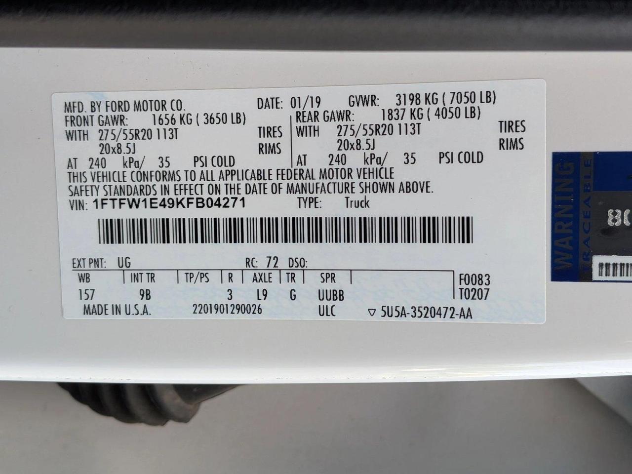 2019 Ford F-150 Platinum Roseville CA
