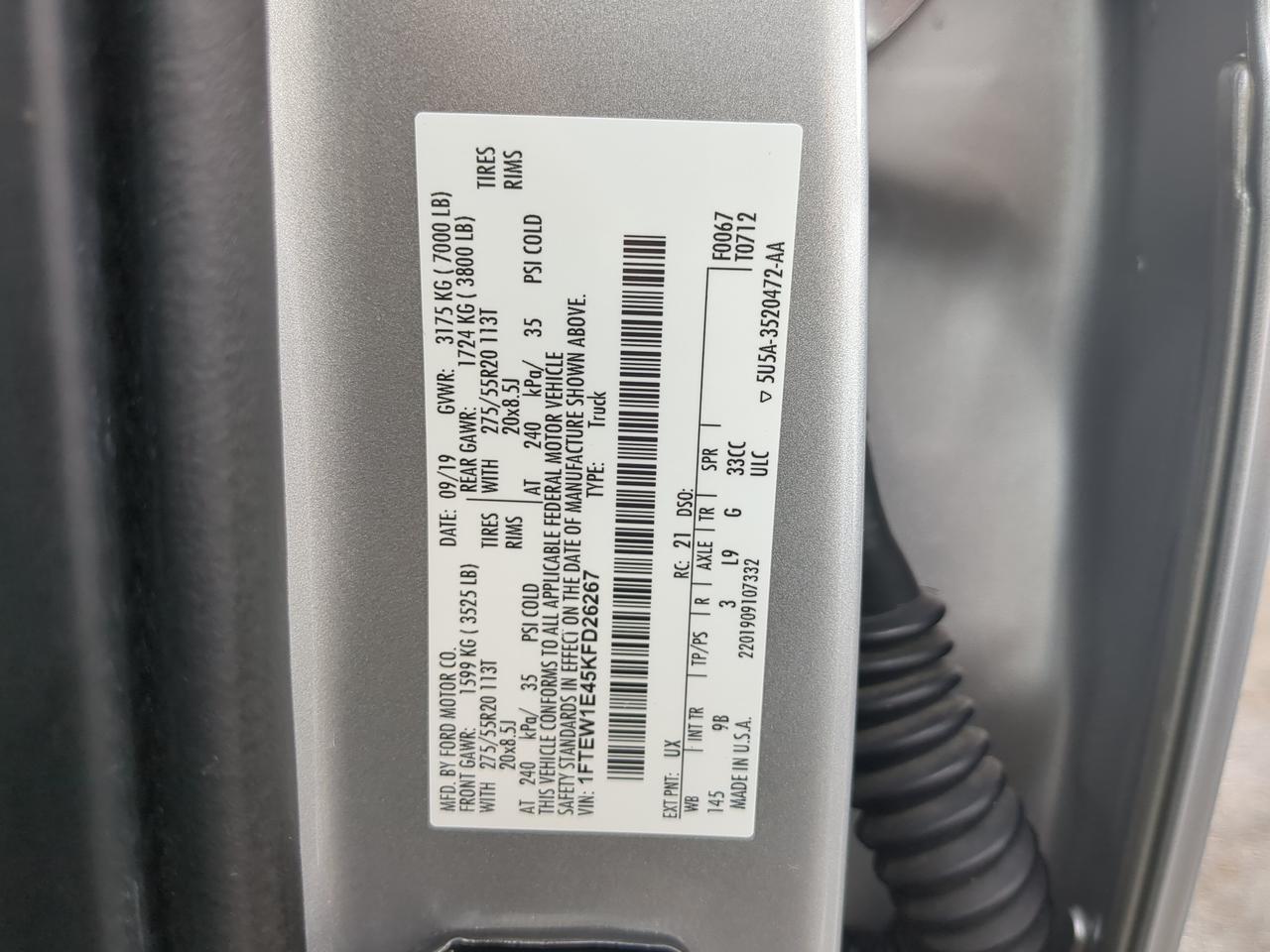 2019 Ford F-150 Platinum Winder GA