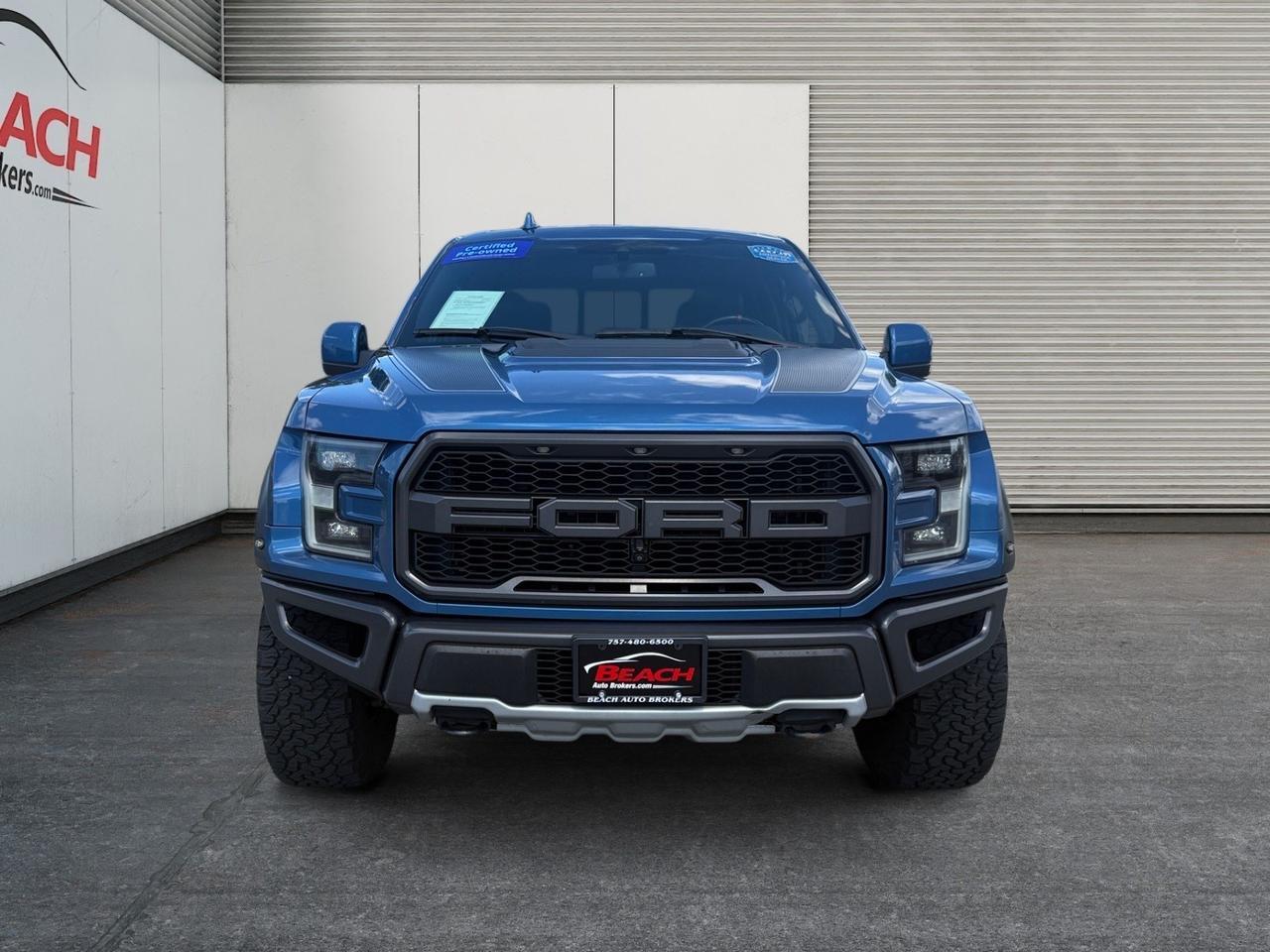 2019 Ford F-150 Raptor, HEATED/VENTILATED SEATS, MOONROOF, TONNEAU COVER, HEATED STEERING WHEEL, BLUETOOTH, RUNNING BOARDS, TOW PACKAGE, POWER SLIDING REAR WINDOW, B&O SPEAKERS, BACKUP CAMERA, ONLY 1 OWNER, DON'T LET THIS RAPTOR PASS YOU BY! Norfolk VA