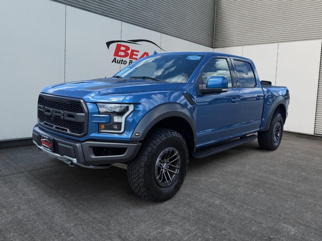 2019 Ford F-150 Raptor, HEATED/VENTILATED SEATS, MOONROOF, TONNEAU COVER, HEATED STEERING WHEEL, BLUETOOTH, RUNNING BOARDS, TOW PACKAGE, POWER SLIDING REAR WINDOW, B&O SPEAKERS, BACKUP CAMERA, ONLY 1 OWNER, DON'T LET THIS RAPTOR PASS YOU BY! Norfolk VA