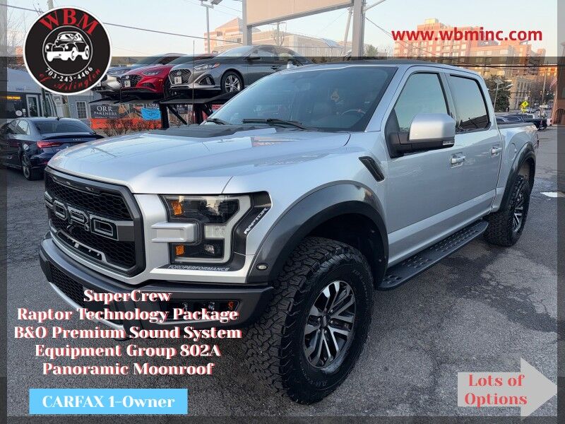 2019 Ford F-150 Raptor SuperCrew 4WD w/ Equipment Group 802A Luxury