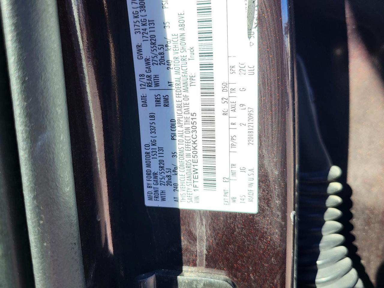 2019 Ford F-150 XL 4WD SuperCrew Beeville TX