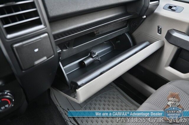2019 Ford F-150 XL / 4X4 / Crew Cab / 2.7L V6 / STX Appearance & XL Sport Pkg / Premium Cloth Seats / Bluetooth / Back Up Camera / Cruise Control / Power Windows, Mirrors, & Locks / Block Heater / Tow Pkg / 23 MPG Anchorage AK