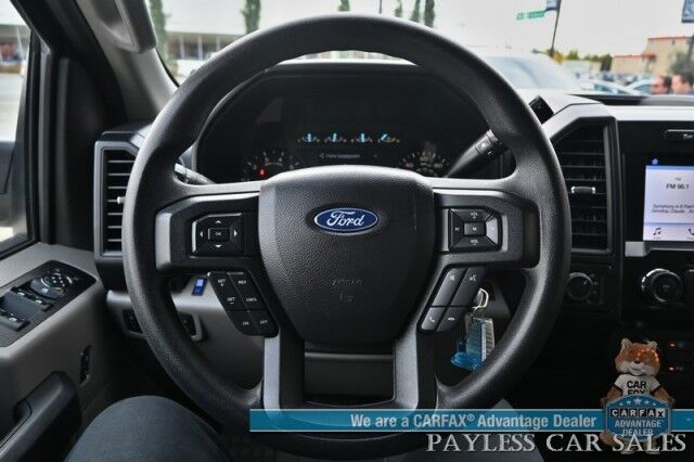 2019 Ford F-150 XL / 4X4 / Crew Cab / 2.7L V6 / STX Appearance & XL Sport Pkg / Premium Cloth Seats / Bluetooth / Back Up Camera / Cruise Control / Power Windows, Mirrors, & Locks / Block Heater / Tow Pkg / 23 MPG Anchorage AK