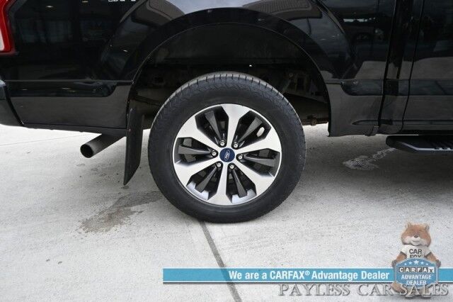 2019 Ford F-150 XL / 4X4 / Crew Cab / 2.7L V6 / STX Appearance & XL Sport Pkg / Premium Cloth Seats / Bluetooth / Back Up Camera / Cruise Control / Power Windows, Mirrors, & Locks / Block Heater / Tow Pkg / 23 MPG Anchorage AK