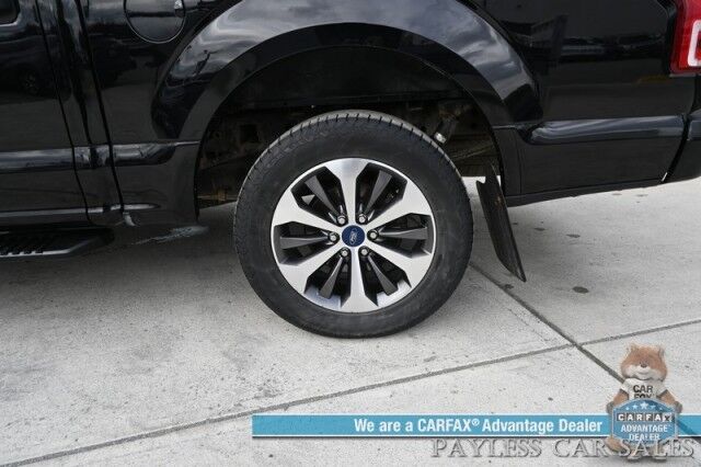 2019 Ford F-150 XL / 4X4 / Crew Cab / 2.7L V6 / STX Appearance & XL Sport Pkg / Premium Cloth Seats / Bluetooth / Back Up Camera / Cruise Control / Power Windows, Mirrors, & Locks / Block Heater / Tow Pkg / 23 MPG Anchorage AK
