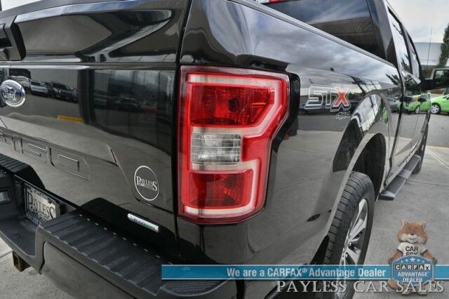2019 Ford F-150 XL / 4X4 / Crew Cab / 2.7L V6 / STX Appearance & XL Sport Pkg / Premium Cloth Seats / Bluetooth / Back Up Camera / Cruise Control / Power Windows, Mirrors, & Locks / Block Heater / Tow Pkg / 23 MPG Anchorage AK