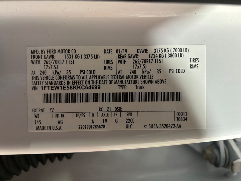 2019 Ford F-150 XL Franklin OH