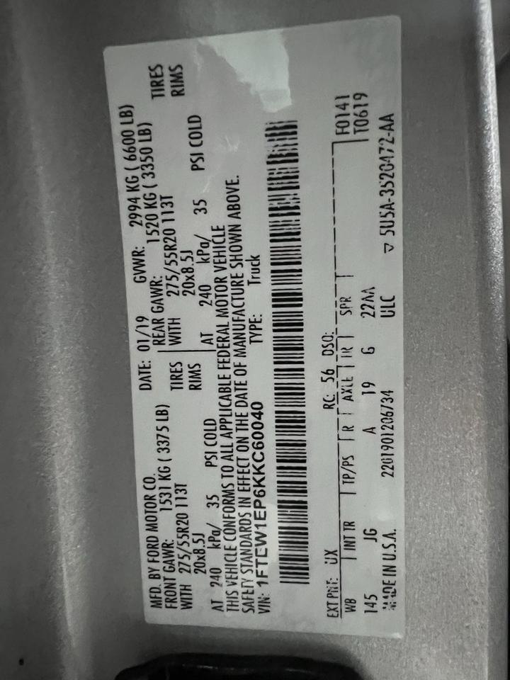 2019 Ford F-150 XL Loveland CO