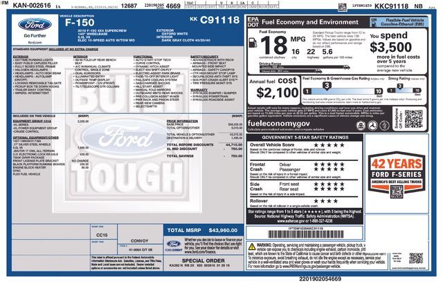 2019 Ford F-150 XL Raleigh NC