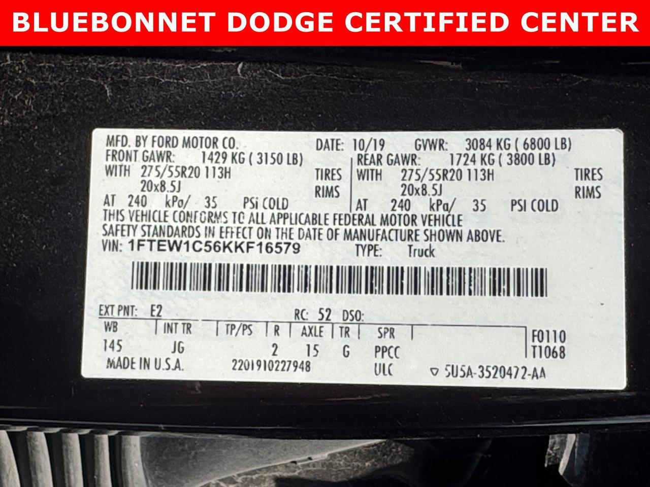 2019 Ford F-150 XL New Braunfels TX