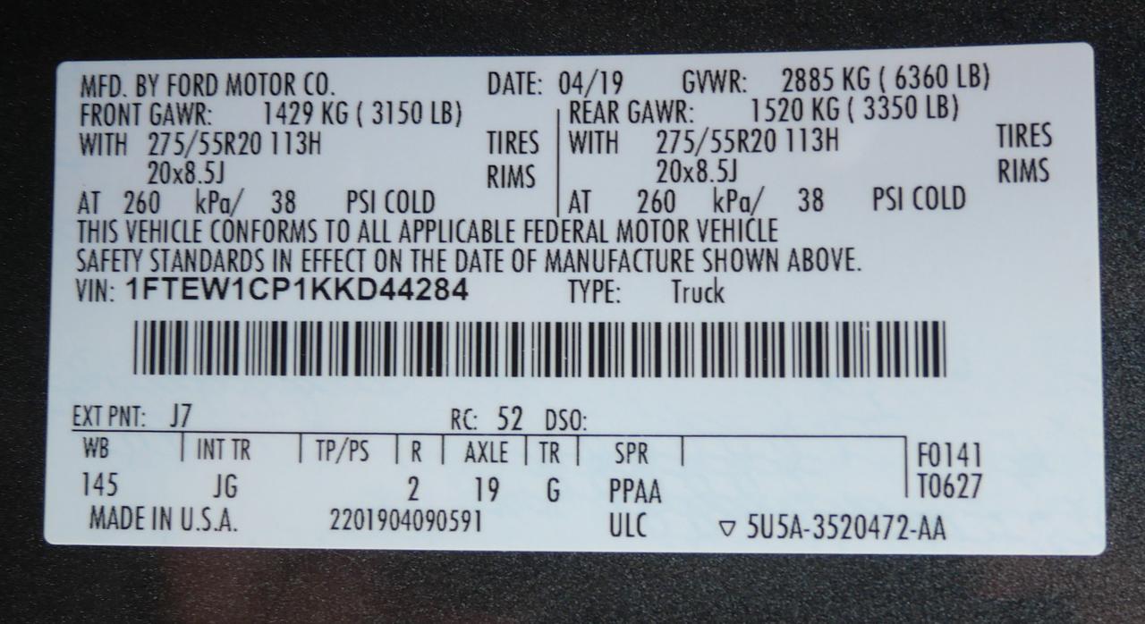 2019 Ford F-150 XL San Juan TX