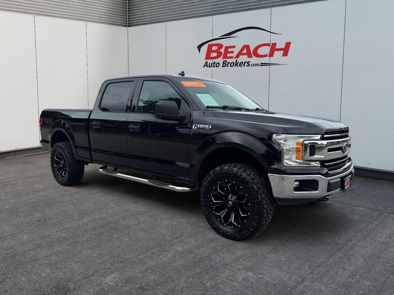 2019 Ford F-150 XLT, 4X4, LIFTED 35&apos;S, TONNEAU COVER, LEATHER SEATS, ANDROID AUTO & APPLE CAR PLAY, KEYPAD ENTRY, CLEAN CARFAX, TRUCKS THIS CLEAN ARE HARD TO FIND, DRIVE HOME IN A NEW TRUCK TODAY!!! Norfolk VA
