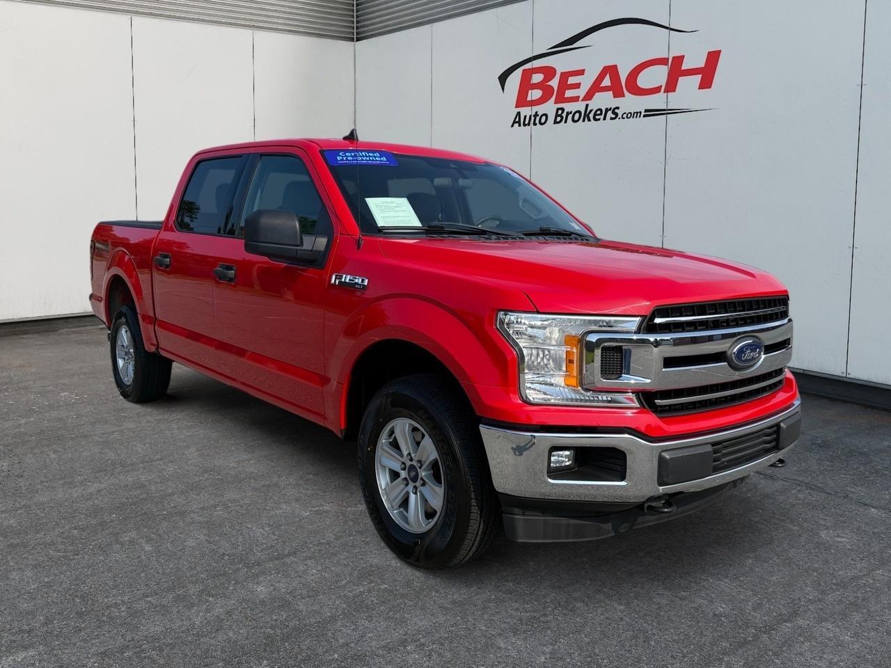 2019 Ford F-150 XLT 5.0L V8 4X4, BLUETOOTH, BACKUP CAMERA, TOW PACKAGE, BED LINER, POWER MIRRORS, NAVIGATION, CLEAN CARFAX, THIS TRUCK IS SURE TO BLOW YOUR MIND! Norfolk VA