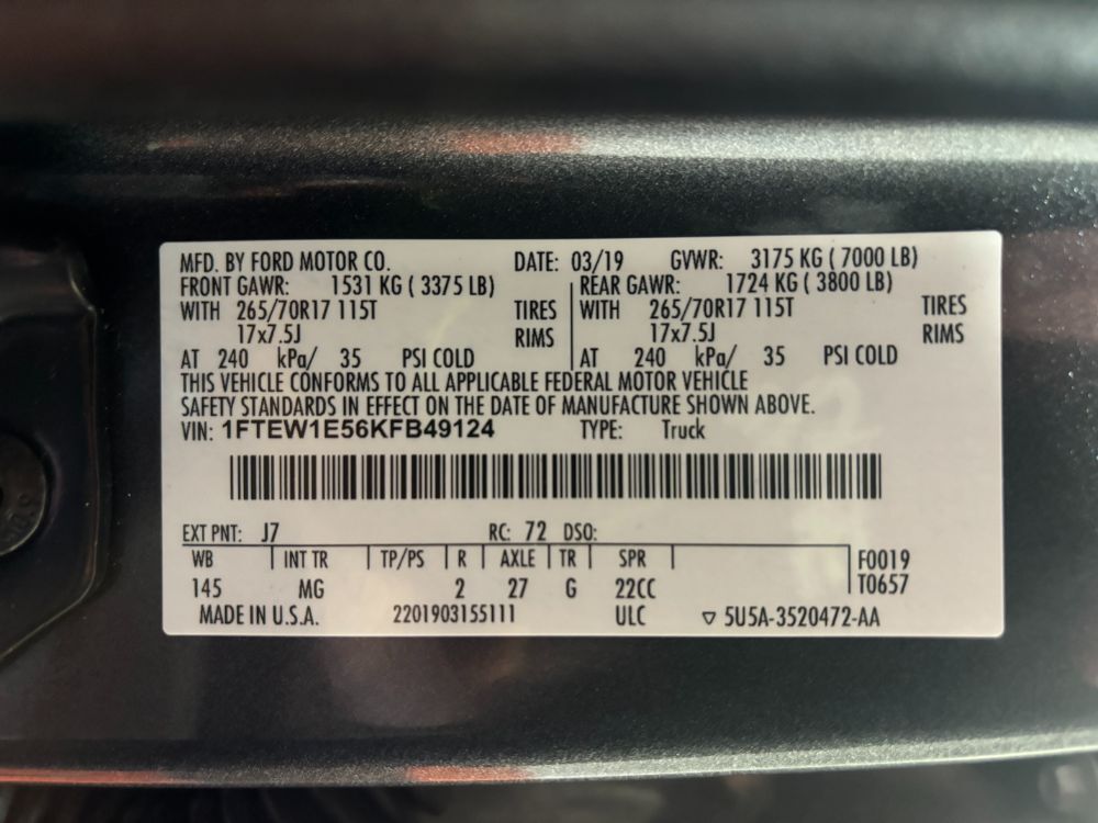 2019 Ford F-150 XLT Franklin OH