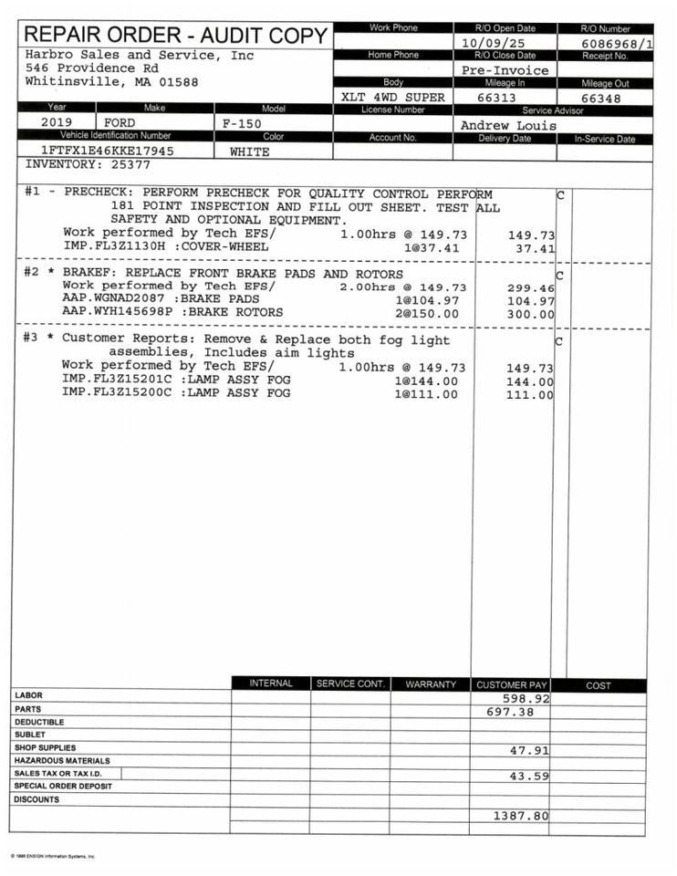 2019 Ford F-150 XLT Whitinsville MA
